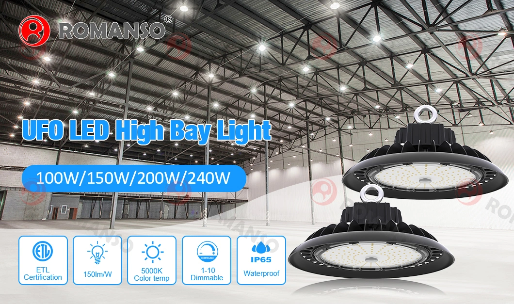 Eye Protection IP65 Cattle Farm Epistar LED Warehouse High Bay Lighting